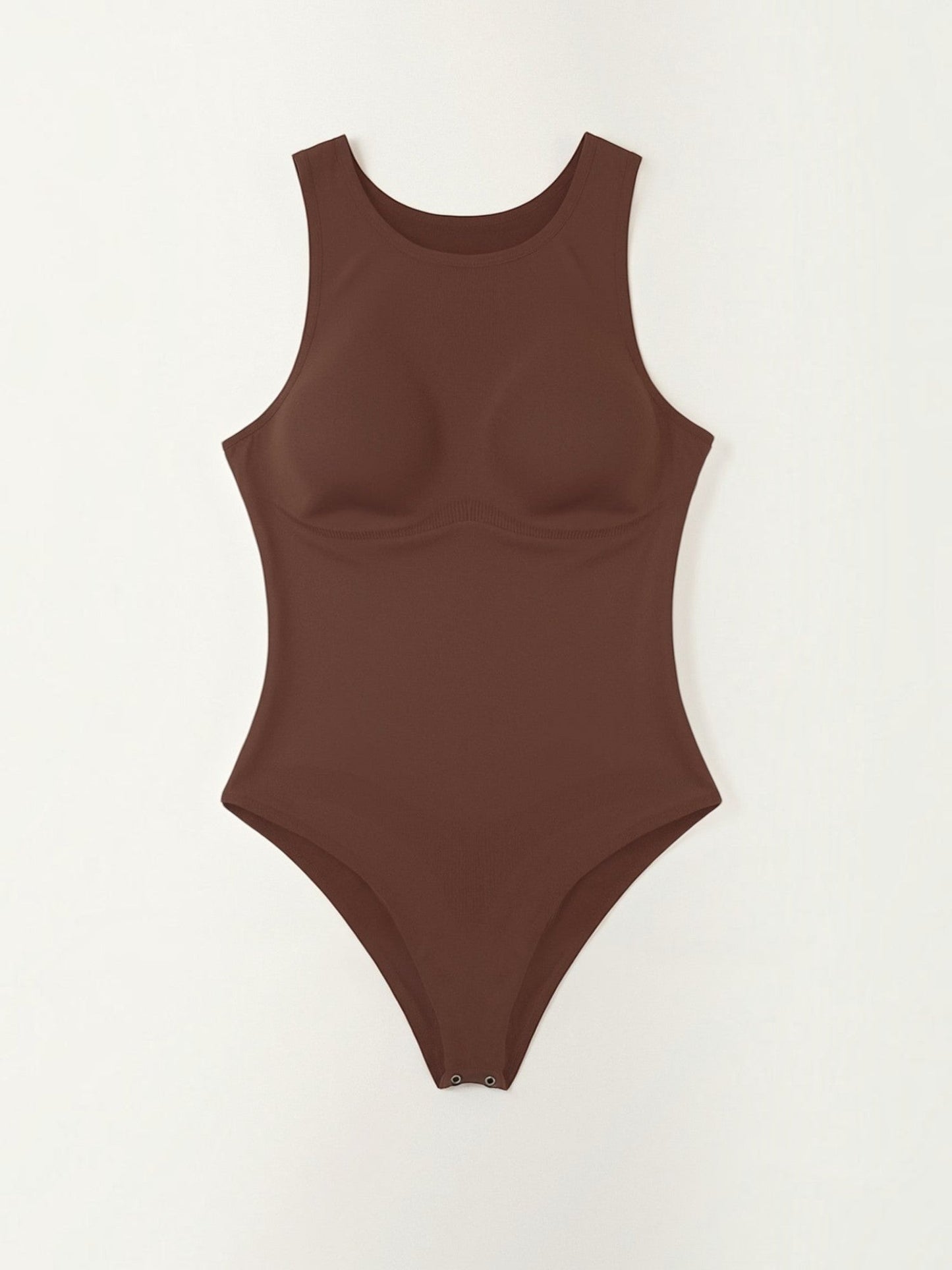 Tanga-Bodysuit mit Rundhalsausschnitt