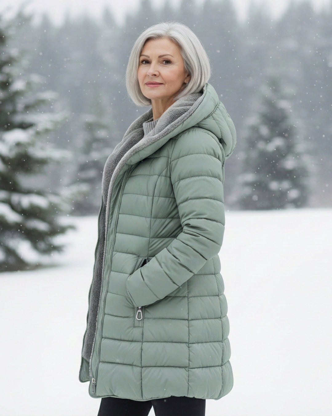 Kefi - Fleece Lined Puffer Coat