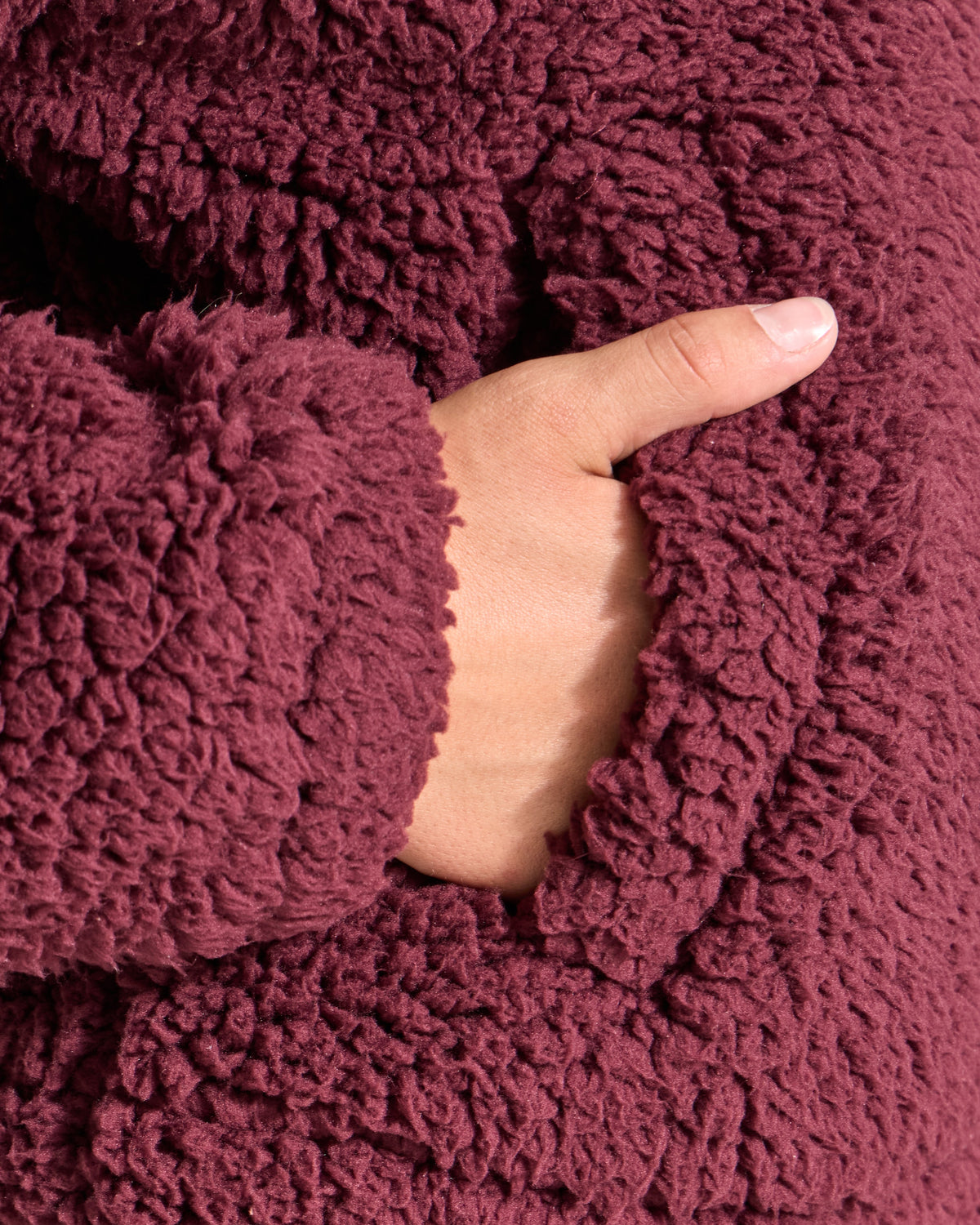 Women's Hi-Pile Fleece Jacket – Plush Teddy Style with Tall Collar – view 29
