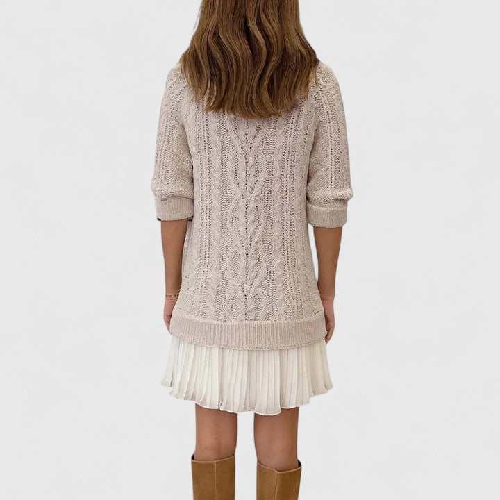 Ashlyndora - Elegant Sweater Dress