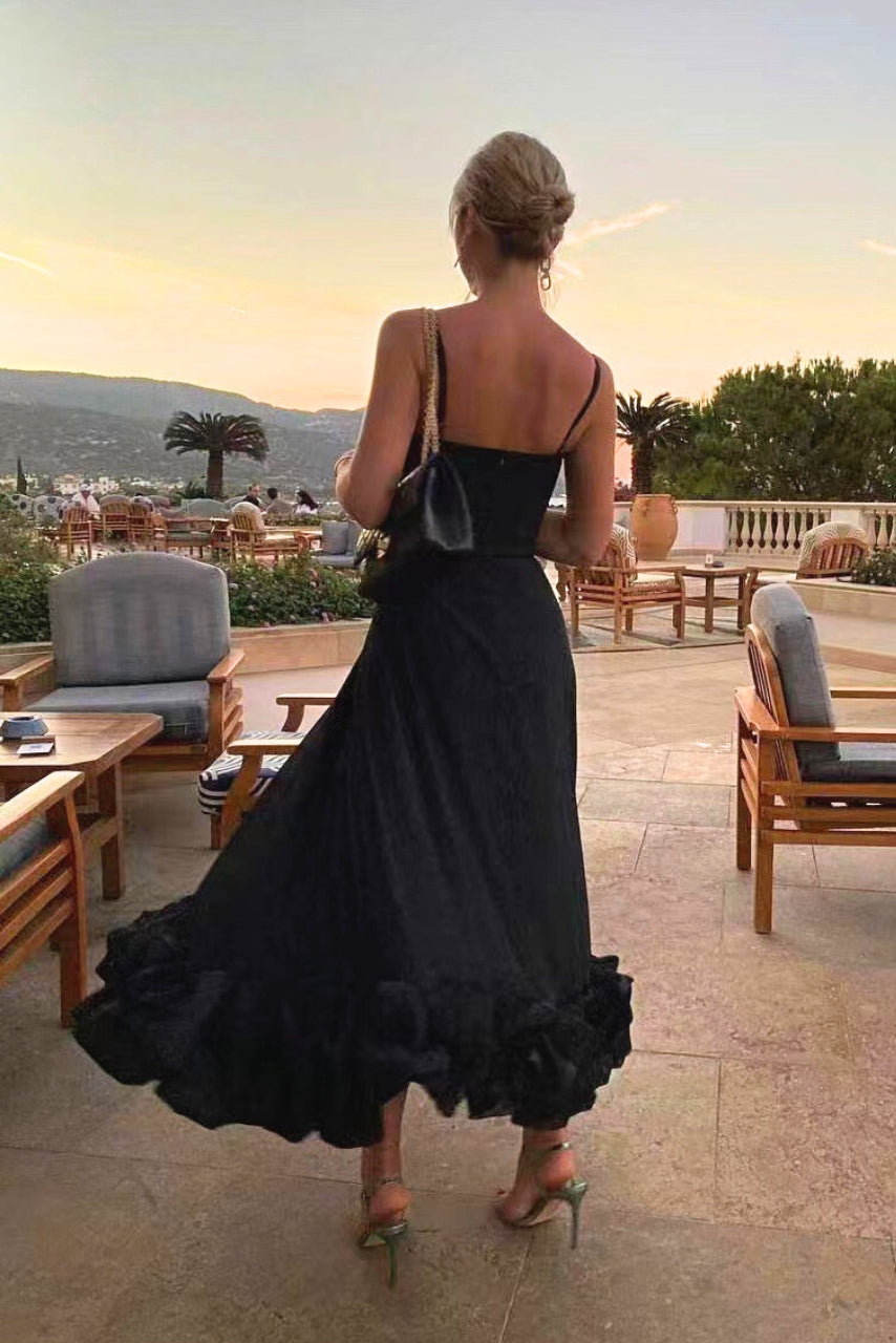 Kaitlyn | Women's Elegant Wedding Guest Dress with Fitted Bodice
