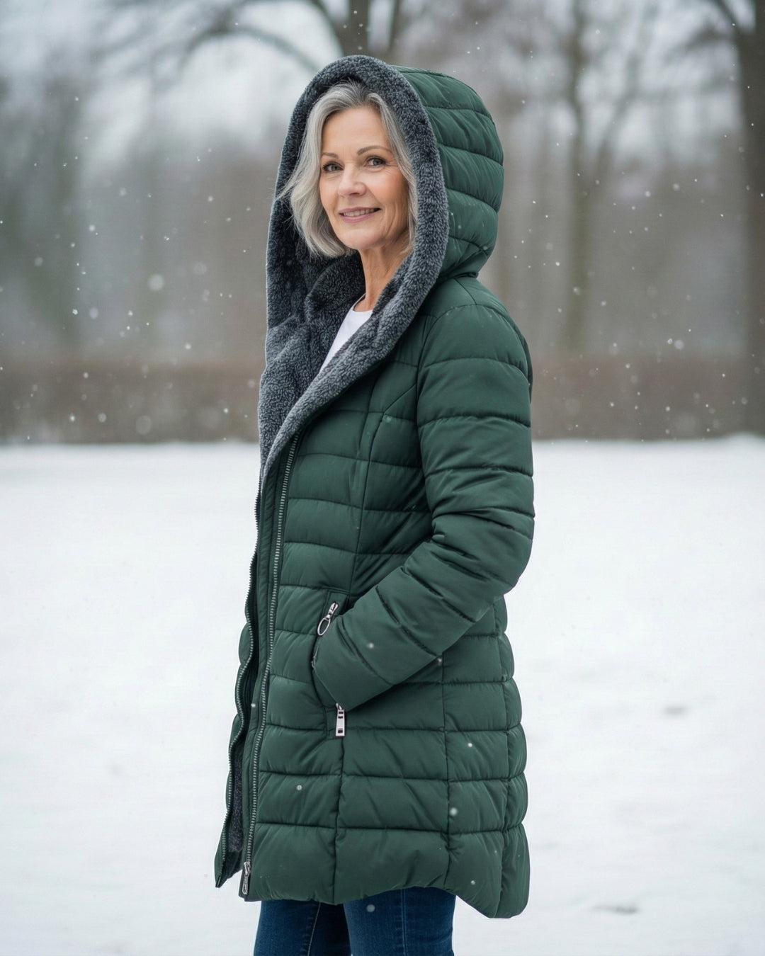 Kefi - Fleece Lined Puffer Coat