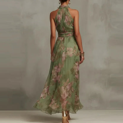 Heather Floral Maxi Wedding Guest Dress