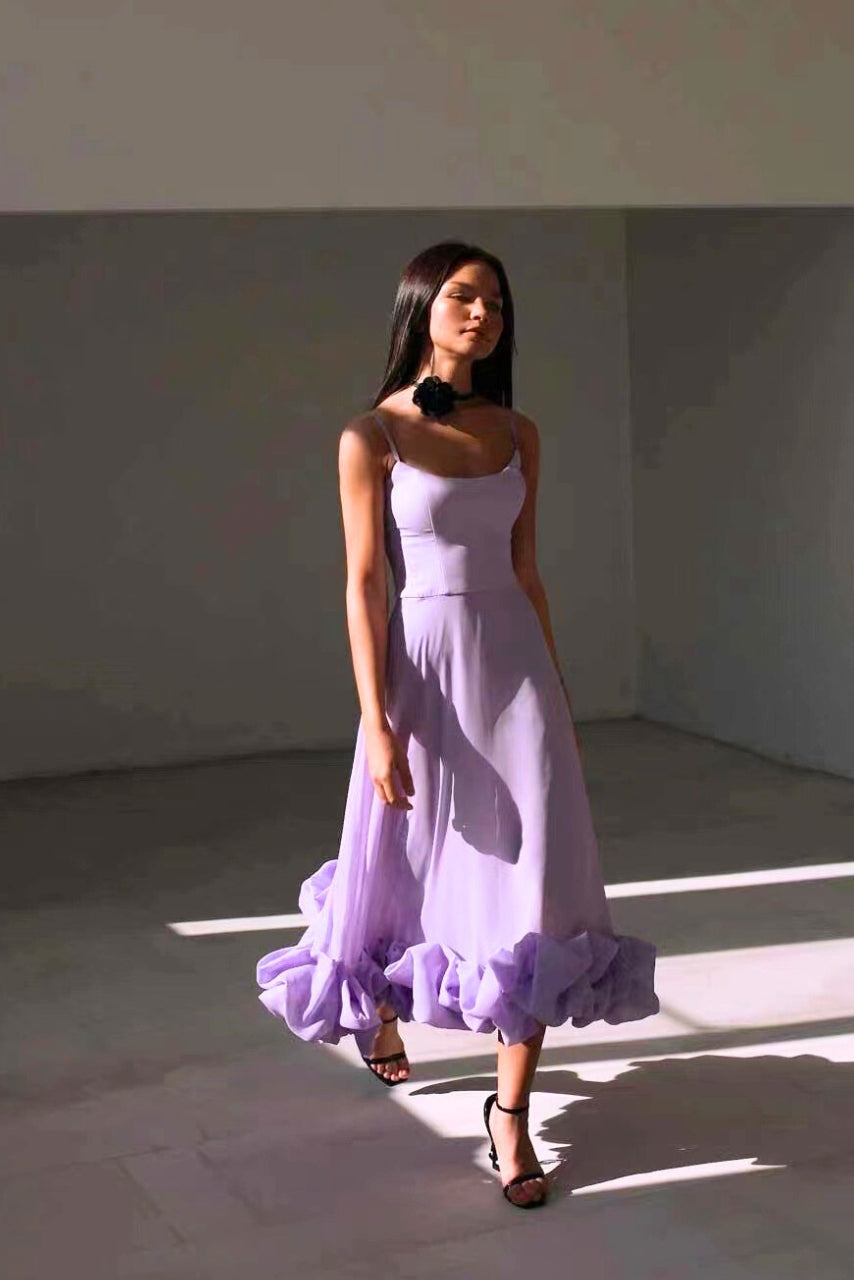 Kaitlyn | Women's Elegant Wedding Guest Dress with Fitted Bodice