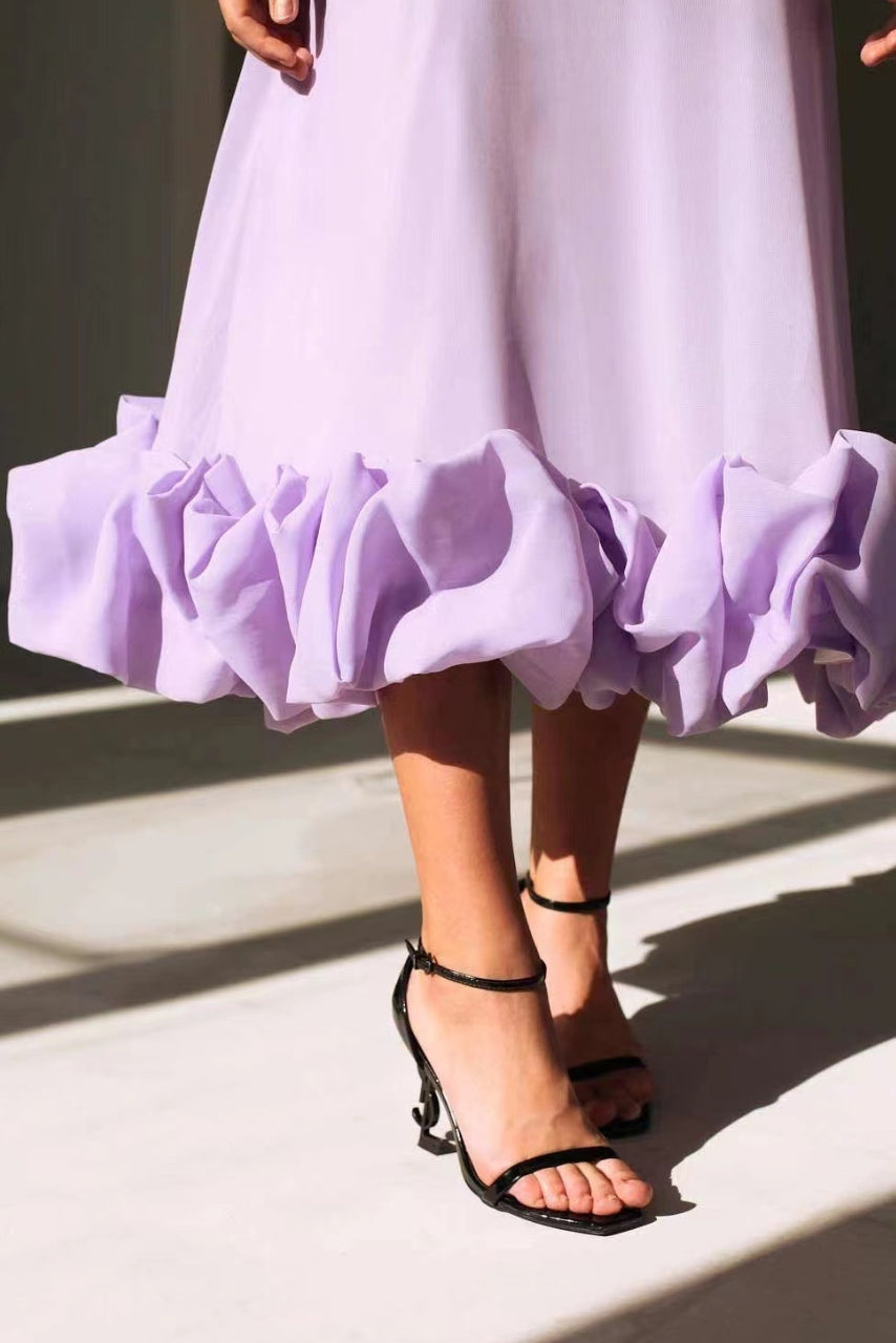 Kaitlyn | Women's Elegant Wedding Guest Dress with Fitted Bodice