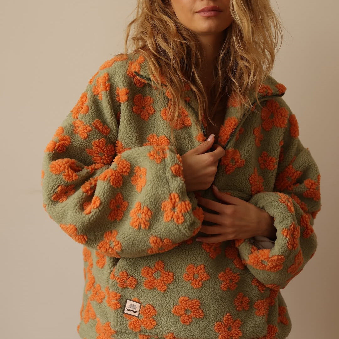 Poppy - Floral Print Pullover