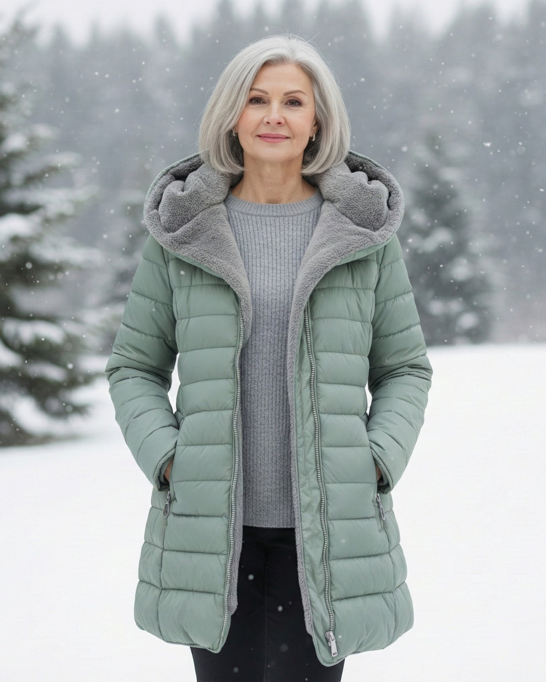 Kefi - Fleece Lined Puffer Coat
