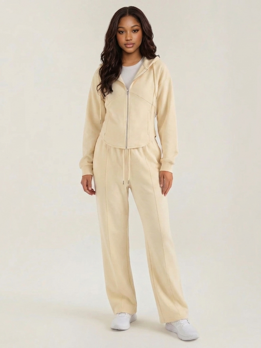 Yolanda Hoodie & Wide-Leg Pants Set