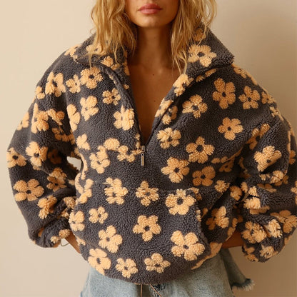 Poppy - Floral Print Pullover