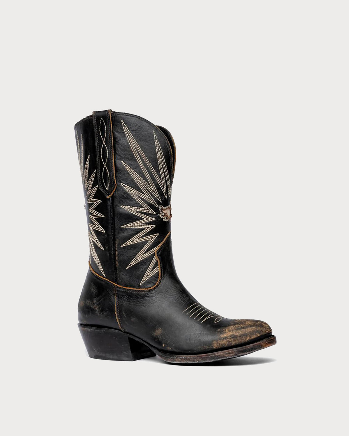 Women's Mid-Calf Western Ankle Boots – Handcrafted Full-Grain Leather – view 3