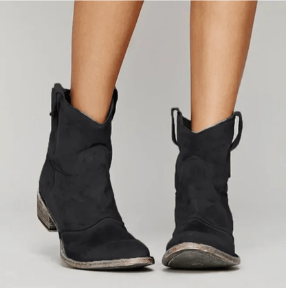 Women's Comfort Boots – Cushioned Insole, Wide Block Heel, Anti-Slip Sole – view 3