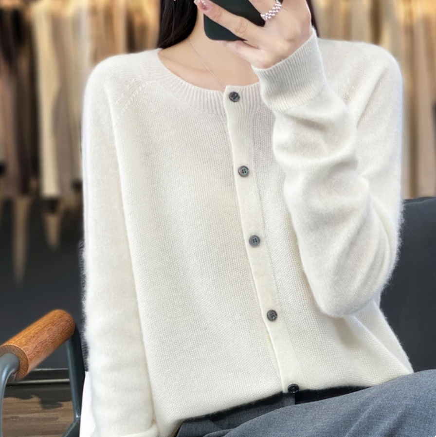 Eleanor - Soft Button-Up Cardigan
