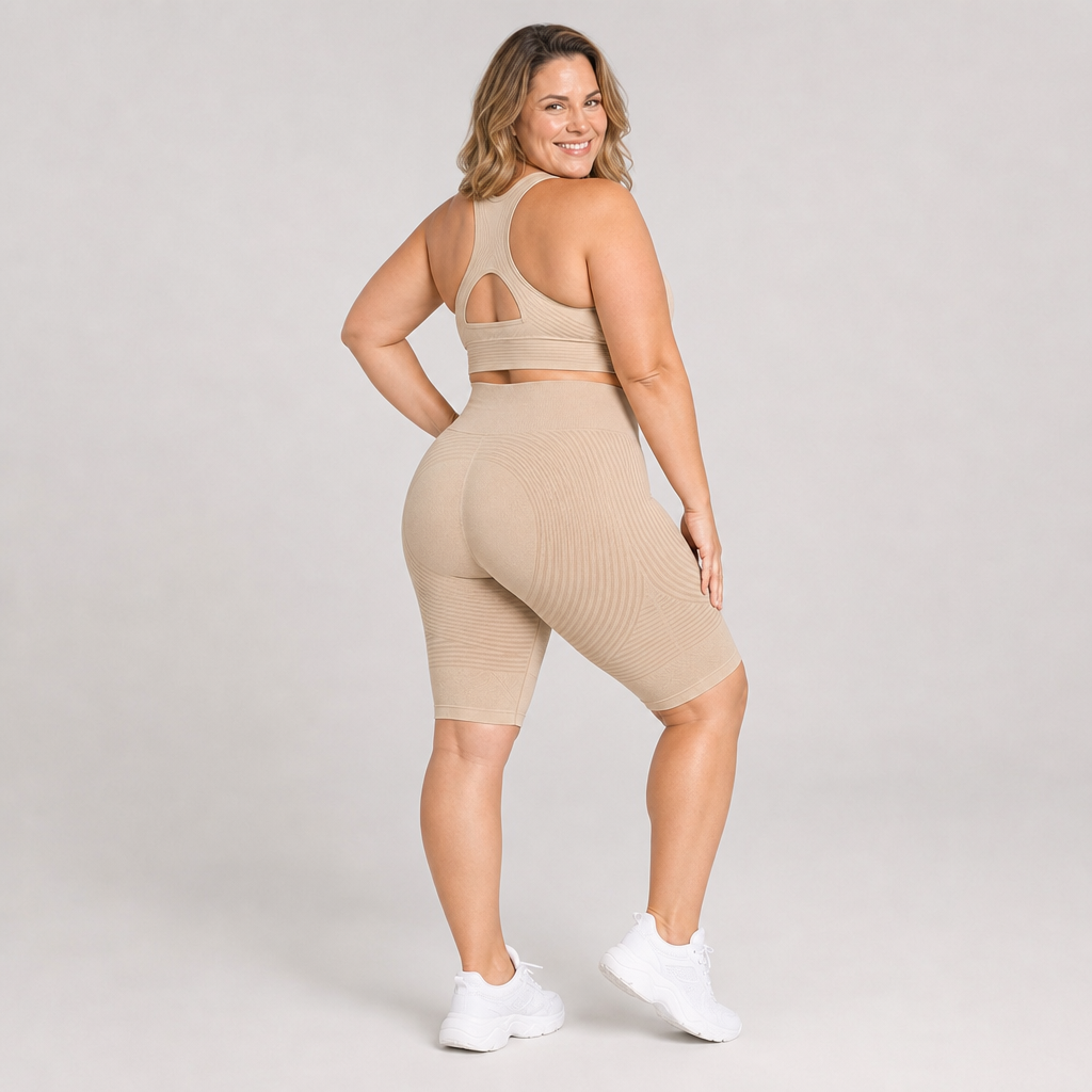 POWERSHORTS™ | High-Waisted 3D Sculpting Shorts - Anti-Chafing (h)