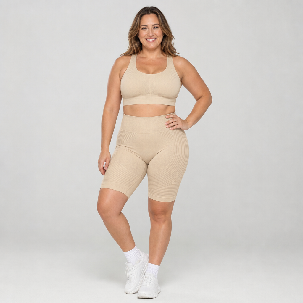 POWERSHORTS™ | High-Waisted 3D Sculpting Shorts - Anti-Chafing (h)