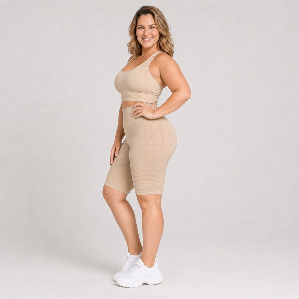 POWERSHORTS™ | High-Waisted 3D Sculpting Shorts - Anti-Chafing (h)