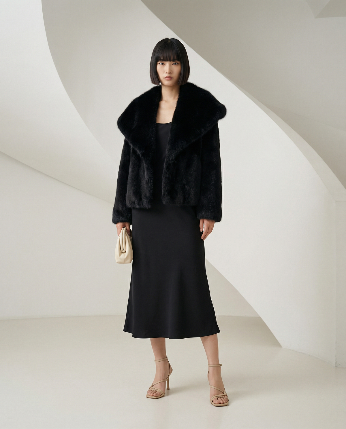 Plush Faux-Fur Jacket – Soft Cropped Coat in 10 Colors – view 13