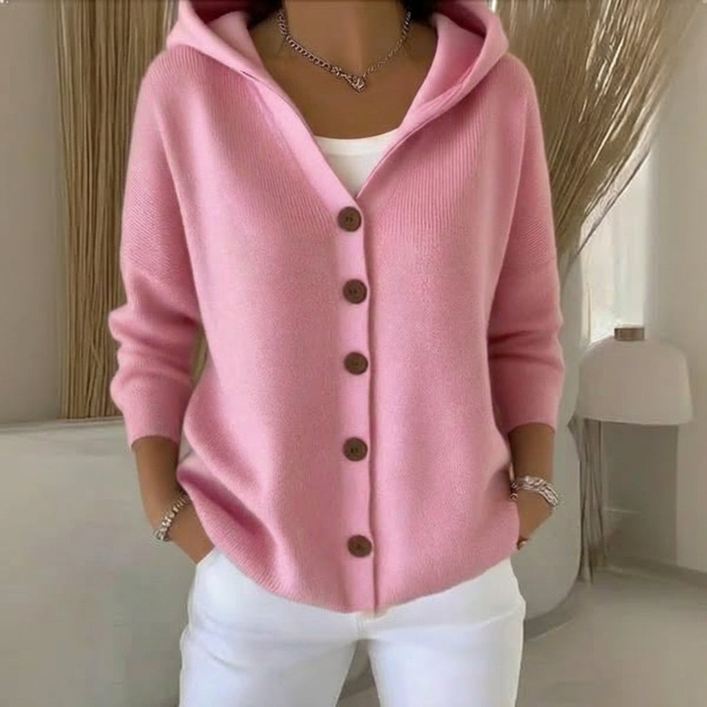 Mila - Effortless Comfort - Soft Hooded Knit Cardigan