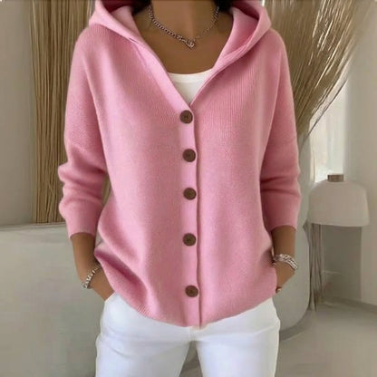 Mila - Effortless Comfort - Soft Hooded Knit Cardigan