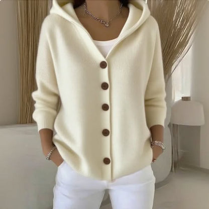 Mila - Effortless Comfort - Soft Hooded Knit Cardigan