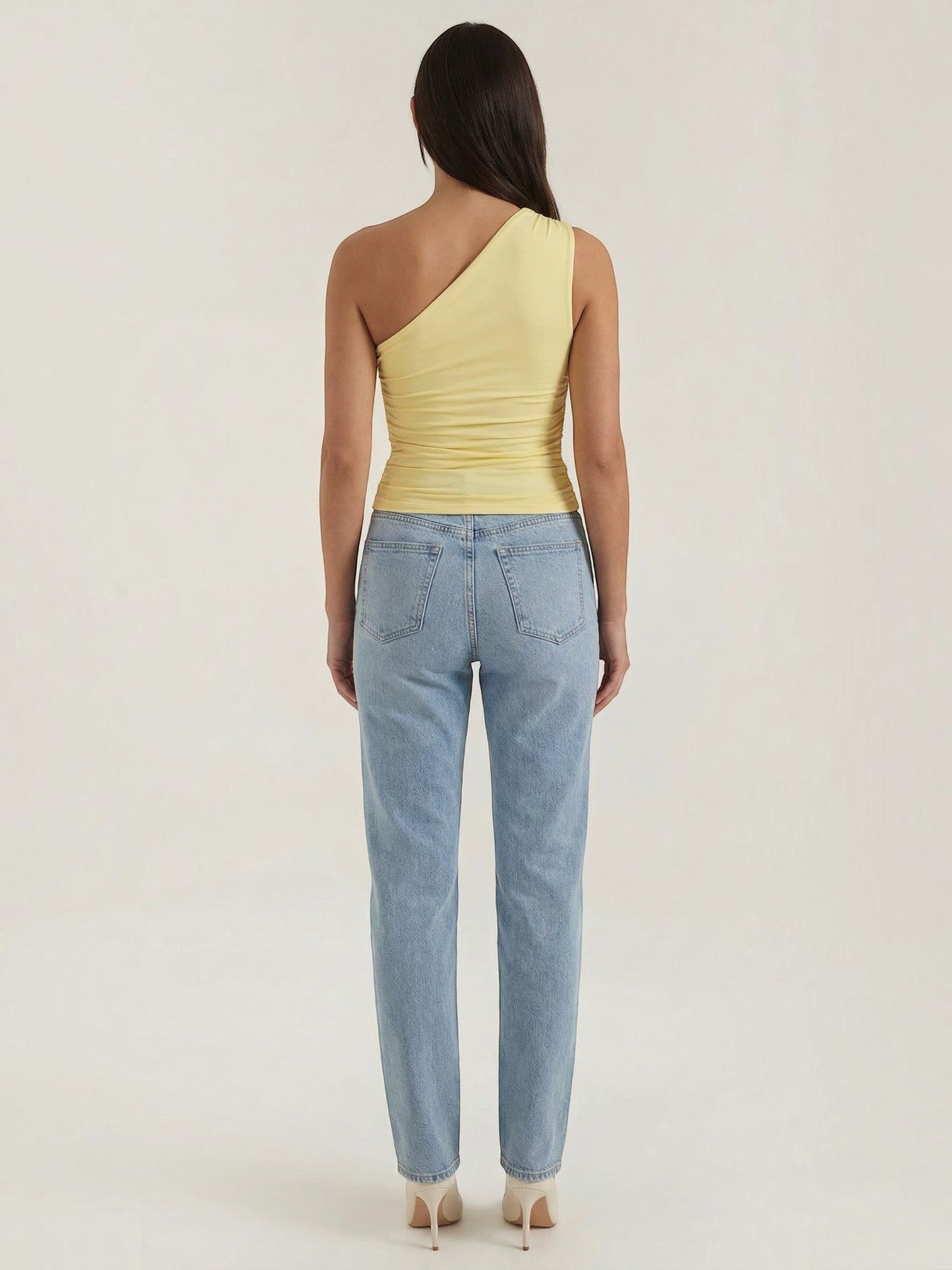 Briony Ärmelloses One-Shoulder-Top