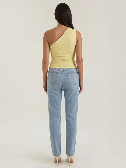 Briony Ärmelloses One-Shoulder-Top