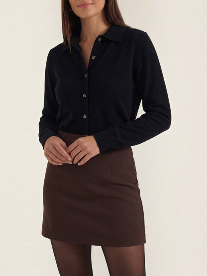 Gladys Strick-Top mit Polokragen