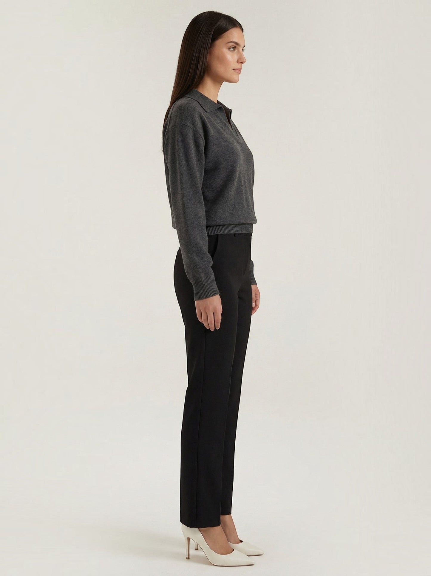 Margaret Strickpullover mit Polokragen