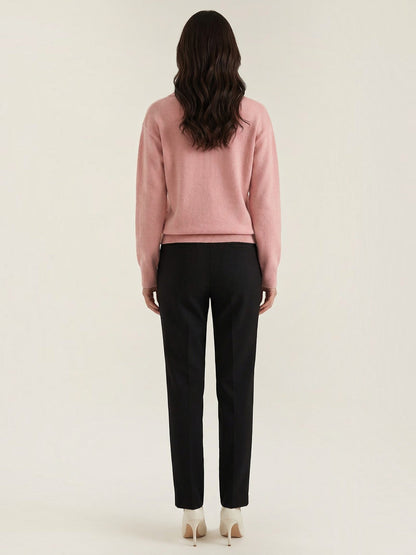 Margaret Strickpullover mit Polokragen