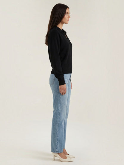 Margaret Strickpullover mit Polokragen