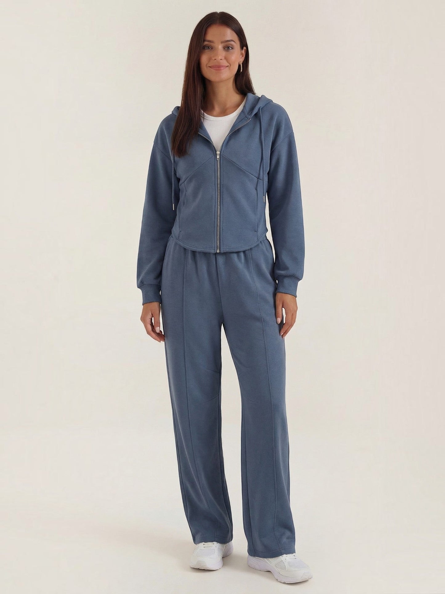 Yolanda Hoodie- & Weite-Hose-Set
