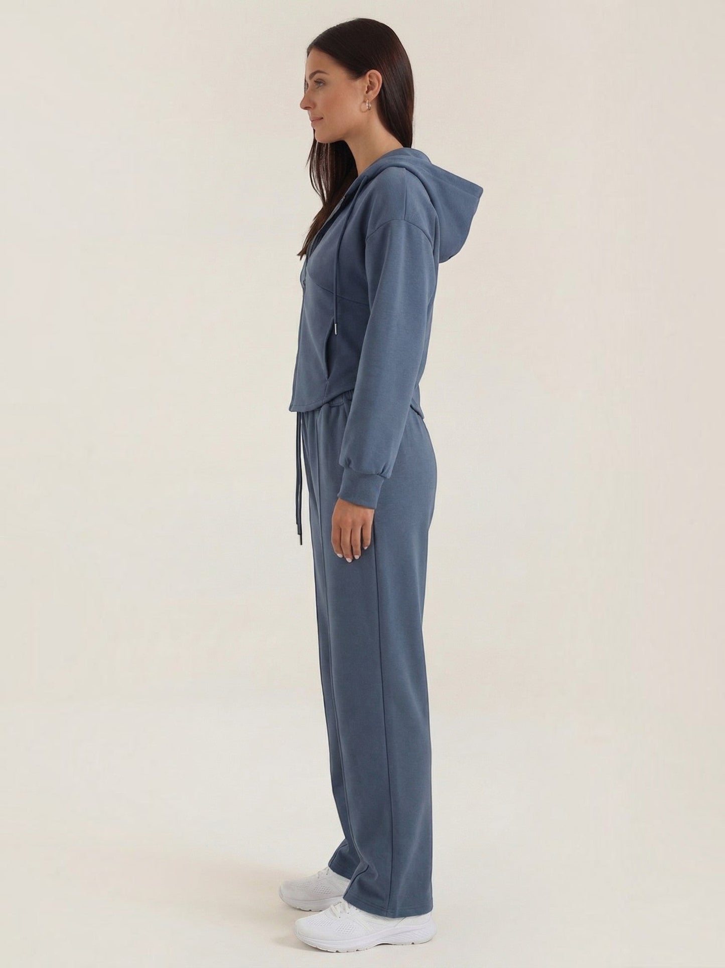 Yolanda Hoodie- & Weite-Hose-Set