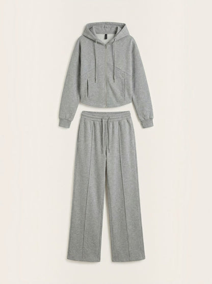 Yolanda Hoodie- & Weite-Hose-Set