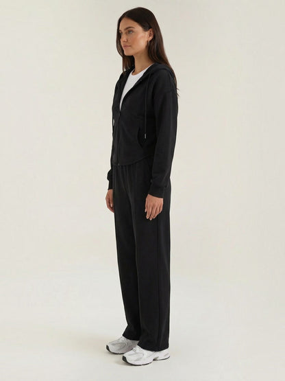 Yolanda Hoodie- & Weite-Hose-Set