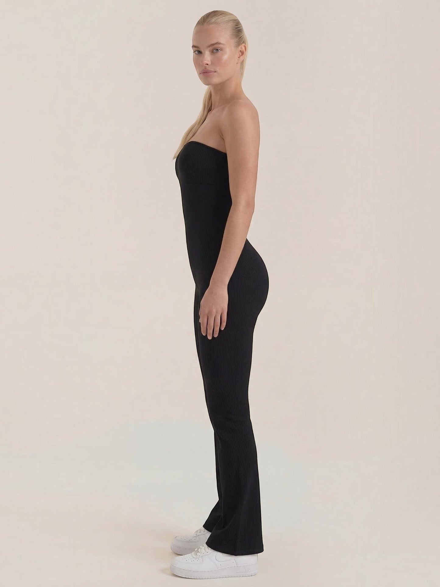Selma Jumpsuit aus Rippstrick
