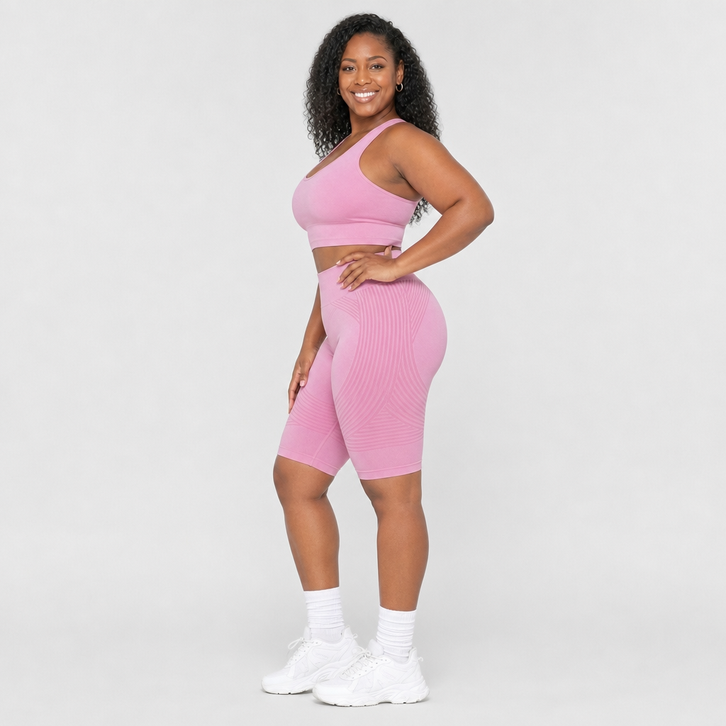 POWERSHORTS™ | High-Waisted 3D Sculpting Shorts - Anti-Chafing (h)